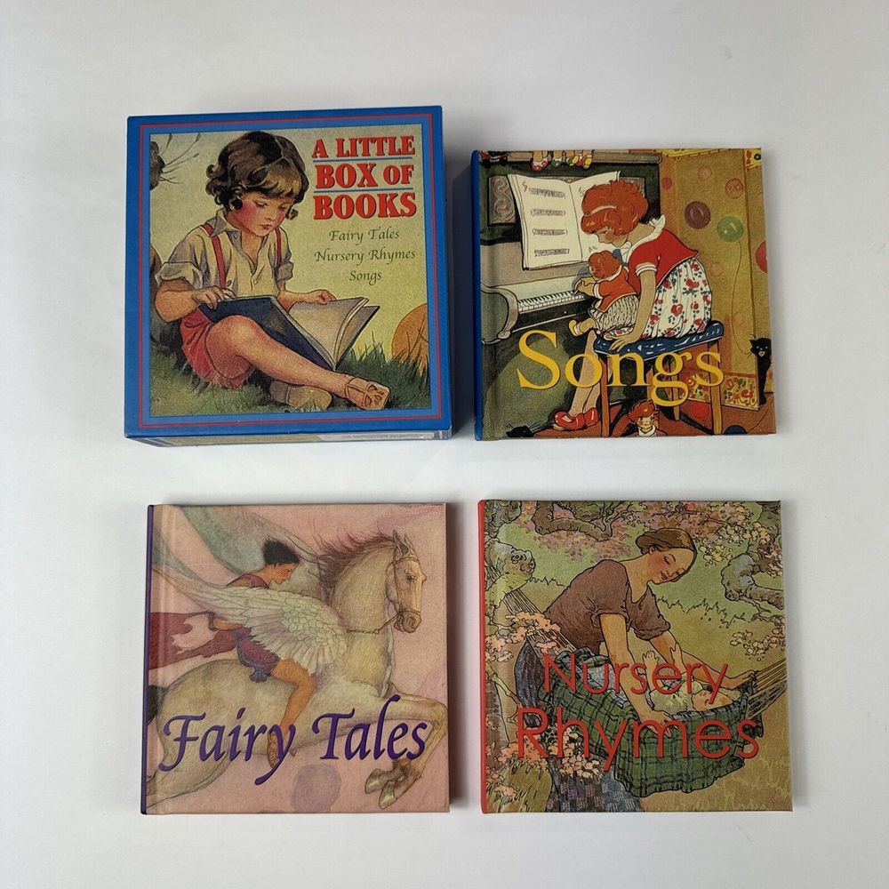 A Little Box of Books by Welcome Books Fairy‎ Tales Nursery Rhymes Songs Lot Set